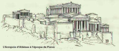 Acropole au temps de Platon