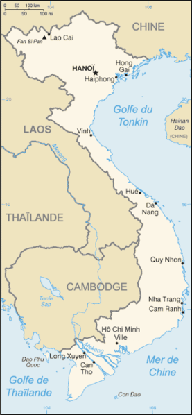 Carte Vietnam Map