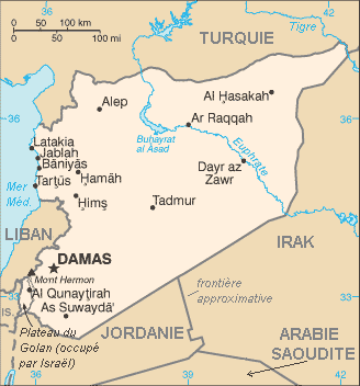 Map of Syria / Carte_de_la_Syrie