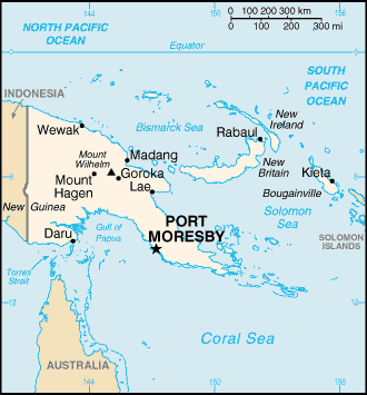 Location Papua New Guinea