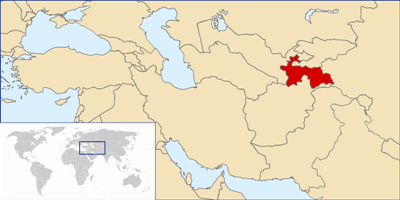 Location Tajikistan