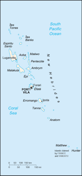 Location Vanuatu