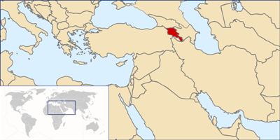 Location Armenia