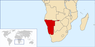 Location Namibia