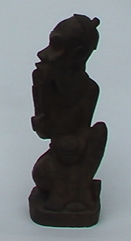 "Meditation" sculpture du congolais NE NKAWULU