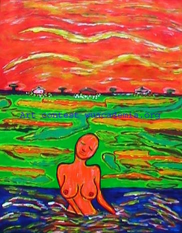 Augustin Jules Rameaux (Congo Brazzaville), "erotic/landscape"