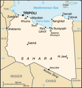 Location, Libya