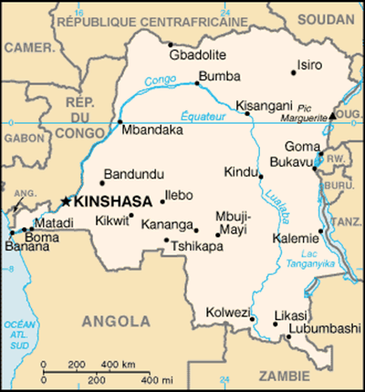 Location Congo RDC