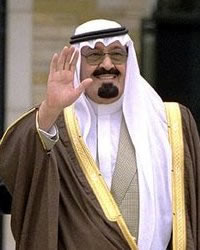 Abdallah ben Abd al-Aziz ben Abd al-Rahman Al Saoud, King of Saudi Arabia / Roi d'Arabie Saoudite