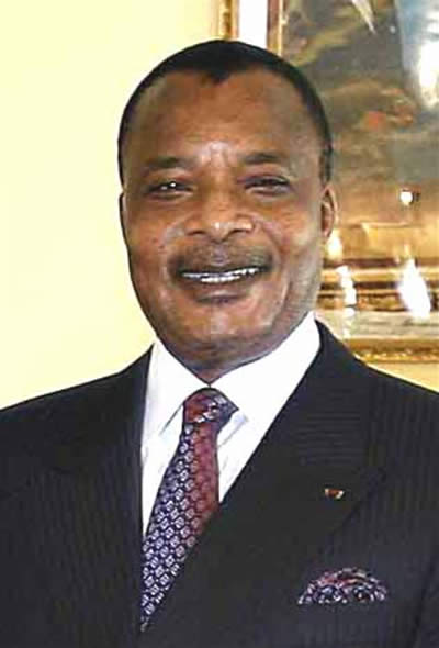 Denis Sassou Nguesso, président de la République du Congo. Denis Sassou Nguesso, president of the Republic of the Congo.