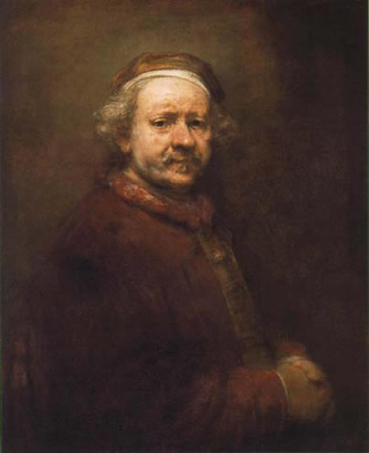 Rembrandt : Autoportrait (1669), Londres, National Gallery