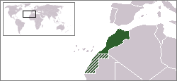 Carte de localisation du Maroc