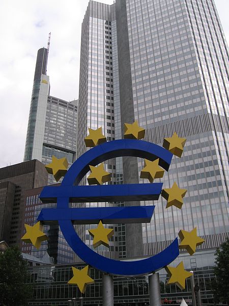 De Europese Centrale Bank (ECB) in Frankfurt