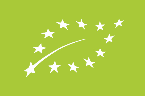  Het EU-logo voor biologische landbouw (foto van Dušan Milenkovic)