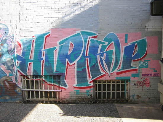 Graffiti "Hip Hop" in Eugene, Oregon