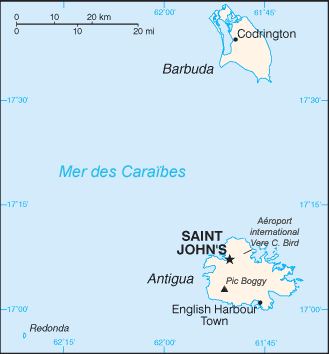Location Antigua And Barbuda