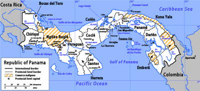 Location / Countries Panama provinces