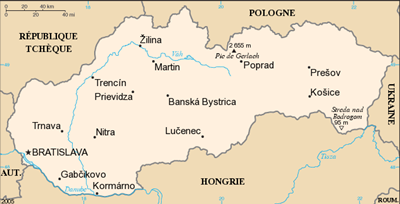 Location of Slovakia / Carte_de_Slovaquie