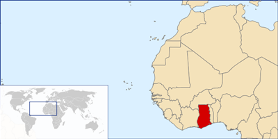 Location Ghana