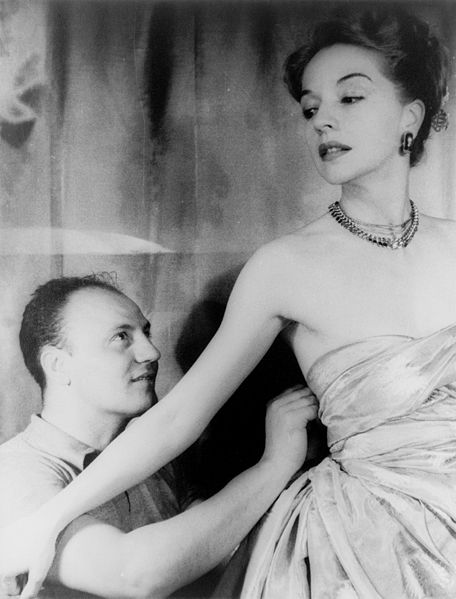 Pierre Balmain and Ruth Ford, photographed by Carl Van Vechten, November 9, 1947.