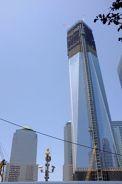 One WTC under construction, NYC (Photo by Ran Yaniv Hartstein).