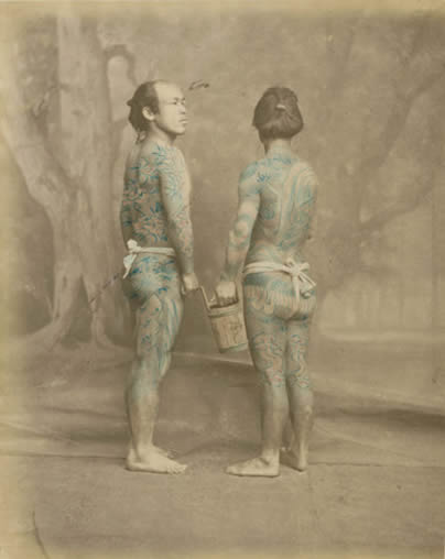Beato-Felice-1834_1907-Tattooed_japanese_men-1870